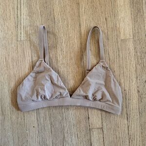 SKIMS Ochre Fits Everybody Triangle Bralette